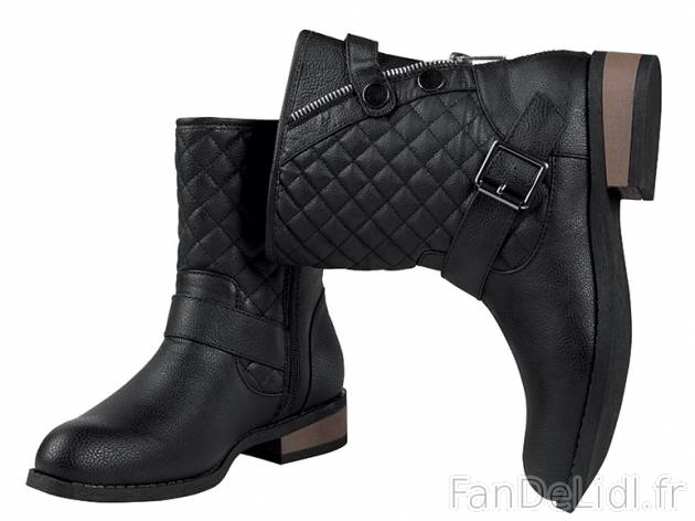 Bottines , prezzo 14,99 € per La paire au choix 
-      Du 37 au 40 selon modèle