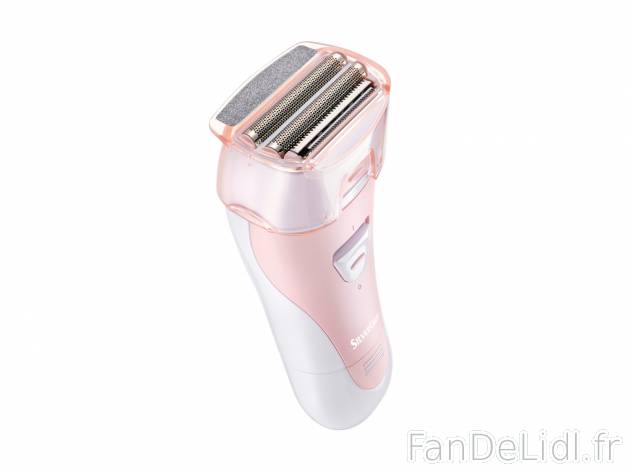 Rasoir pour femme sans fil , le prix 11.99 € 
- Utilisable sur peau sèche et ...