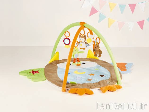 Tapis d’éveil bébé , le prix 21.99 € 
- A partir de la naissance
- Arches ...