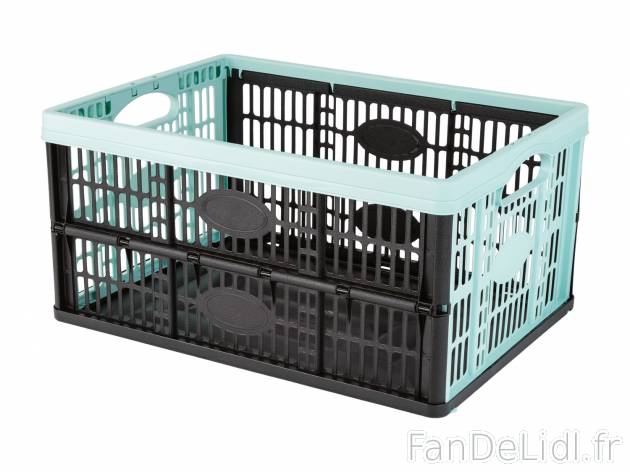 Casier pliant , le prix 2.99 € 
- Env. 16 ou 32 L
- Autre modèle disponible ...