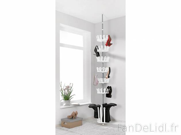 Tourniquet porte-chaussures , le prix 19.99 € 
- Env. 240–280 cm (h)
- Jusqu’à ...