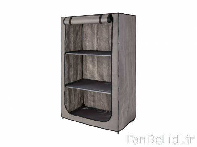 Armoire en textile , le prix 14.99 € 
- Poids : env. 1,8 kg
- Cadre en tubes ...