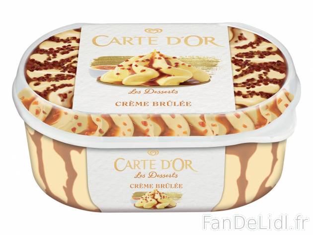 Carte d&apos;Or Les Desserts , le prix 2.09 € 
- Le bac de 500 g : 2.99 € ...