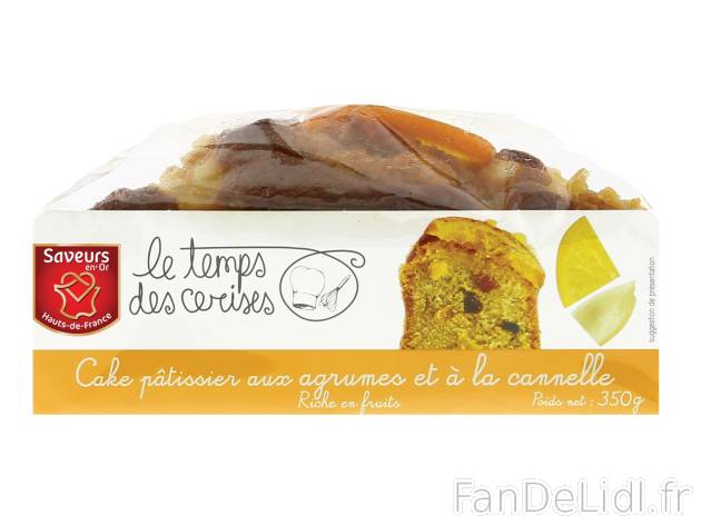 Cake pâtissier aux agrumes et à la cannelle1 , le prix 3.29 &#8364;