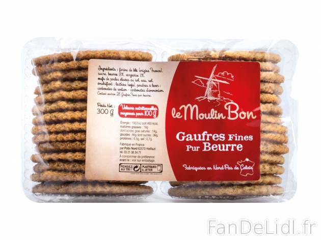 Gaufres fines pur beurre1 , le prix 2.15 &#8364; 
- Au choix : nature ou &agrave; ...