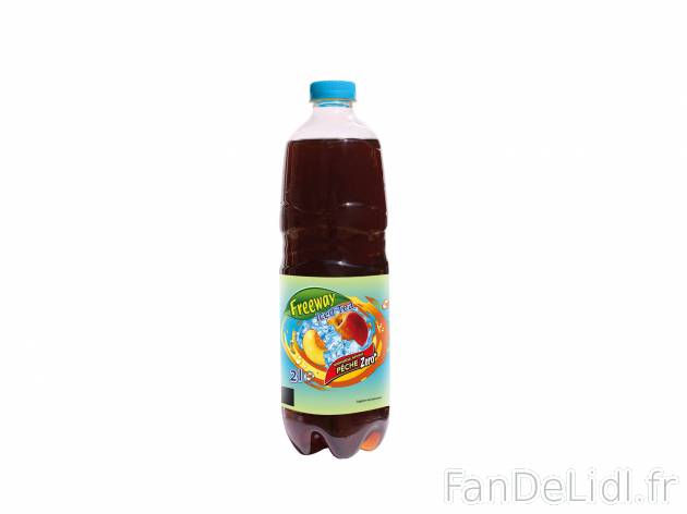 Thé glacé saveur pêche zero1 , le prix 1.09 &#8364;