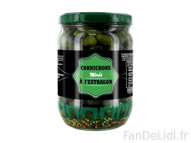 Cornichons minis à l’estragon1 , le prix 1.69 &#8364;