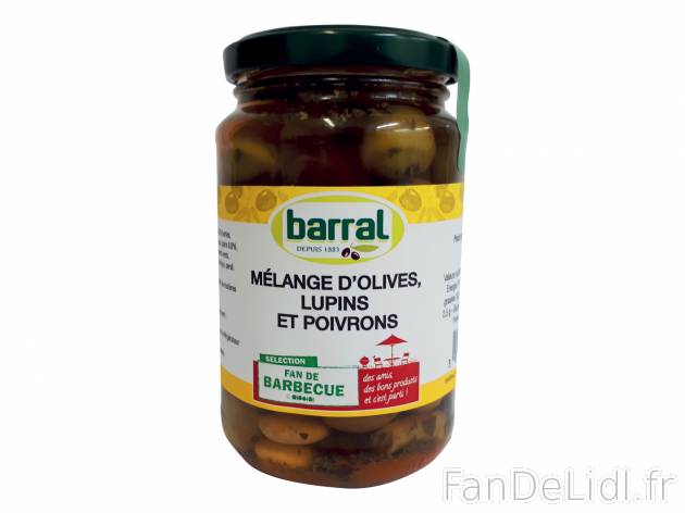 Mélange d’olives, lupins et poivrons1 , le prix 0.99 &#8364;
