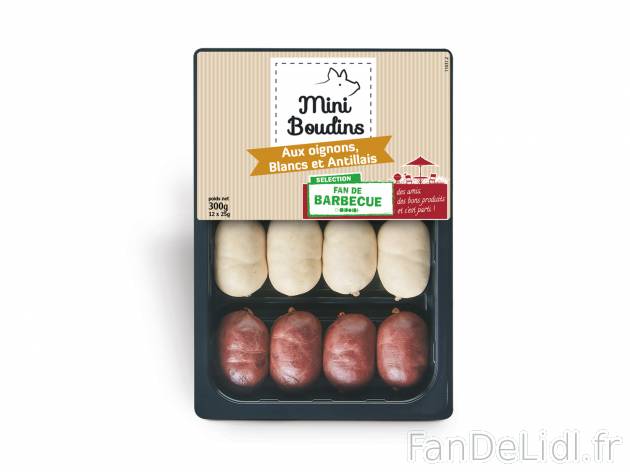 Mini boudins1 , le prix 1.99 &#8364; 
- Assortiment de boudins aux oignons, ...