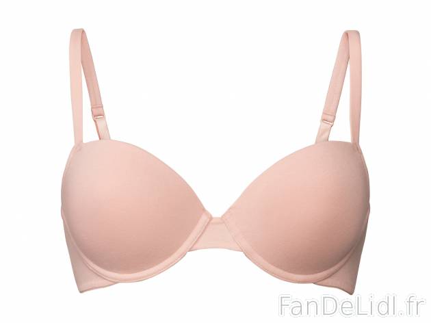 Soutien-gorge invisible femme bio , le prix 5.99 € 
- Ex. dessus 95 % coton et ...