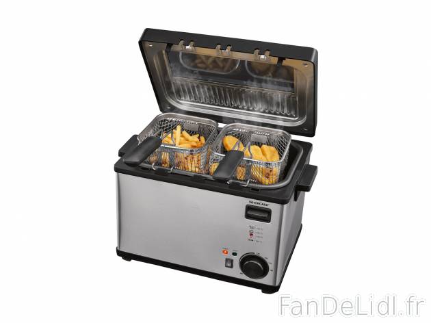 Friteuse en acier inoxydable , le prix 34.99 € 
- Max. 2 000 W
- Température ...