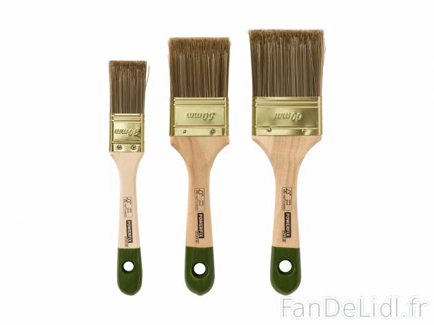Set de pinceaux , le prix 1.79 € 
- Set de 3
- Au choix : pour l&apos;application ...