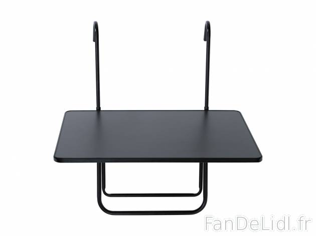 Table de balcon rabattable , le prix 8.99 € 
- 2 coloris au choix- * Dont 0.18 ...
