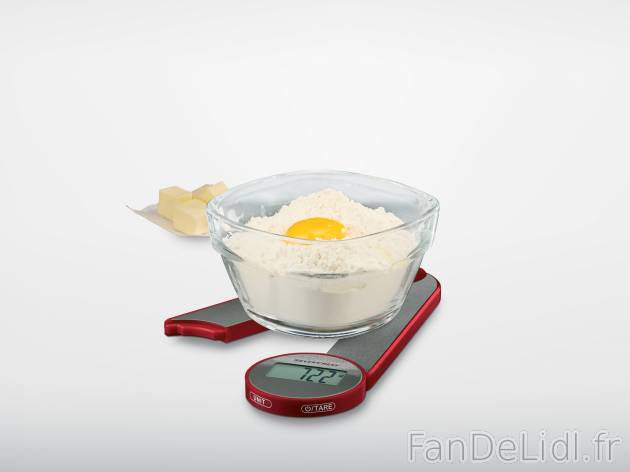 Balance de cuisine pliante , le prix 7.99 € 
- Affichage en g, ml, oz, lb/oz ...