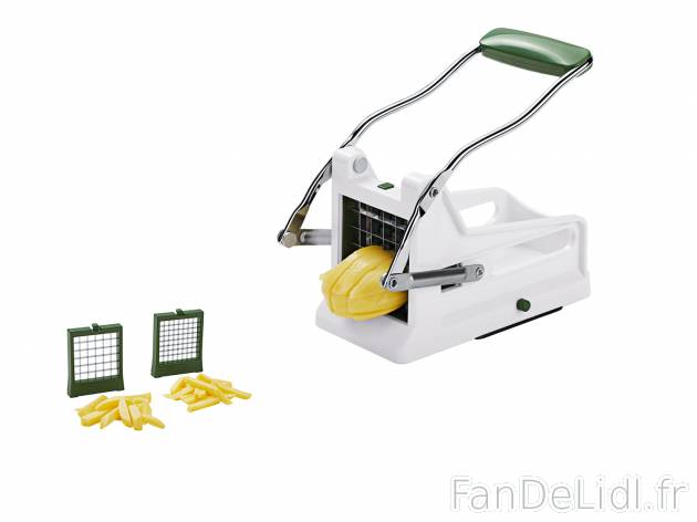 Coupe-frites ou moulin à légumes , le prix 12.99 € 
- Au choix : coupe-frites, ...