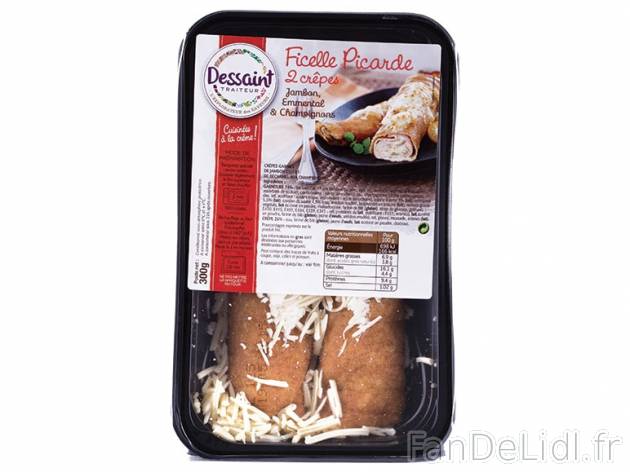 2 ficelles picardes , prezzo 2.49 € per 300 g, 1 kg = 8,30 € EUR. 
- Spécialité, ...