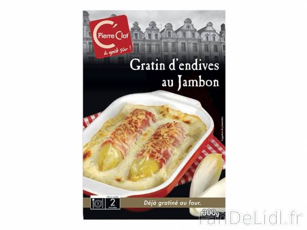 Gratin d\&#039;endives au jambon , prezzo 2.99 € per 300 g, 1 kg = 9,97 € ...