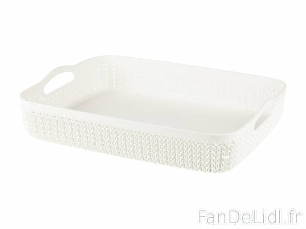 Panier tressé ou barquette tressée , le prix 3.49 € 
- 3 coloris au choix
- ...
