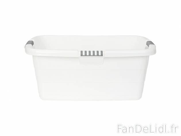 Panier à linge , le prix 3.99 € 
- Env. 40 L
- 2 coloris au choix
- Autres ...