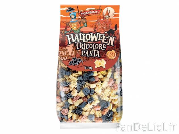 Pâtes tricolores , prezzo 1.19 € per La barquette de 500 g, 1 kg = 2,38 € EUR. ...