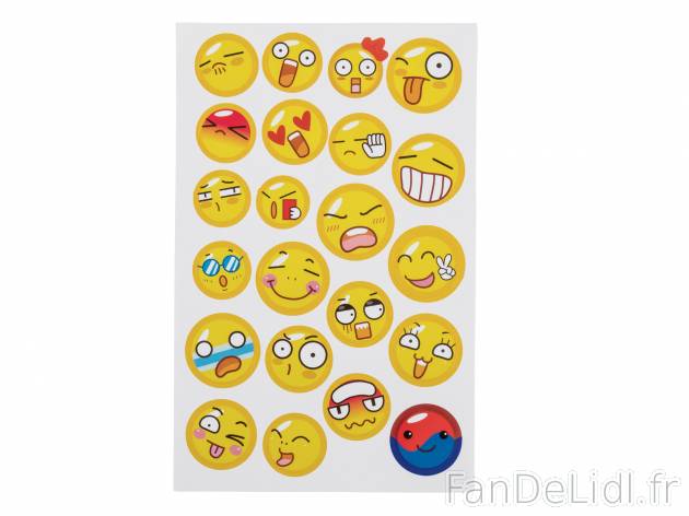Étiquettes adhésives ou autocollants décoratifs , le prix 0.49 € 
- 10 planches
- ...