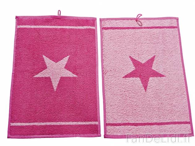 Serviette de douche éponge , prezzo 5.99 € per L\&#039;unité au choix 
- ...