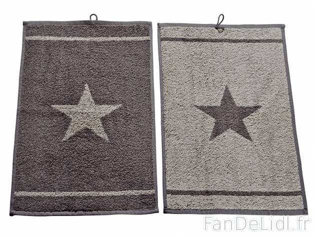 Serviette de toilette éponge , prezzo 2.79 € per L\&#039;unité au choix ...