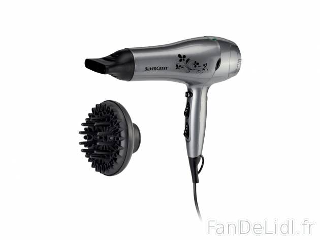 Sèche-cheveux ionique , le prix 12.99 € 
- Max. 2 200 W
- Fonction « Cool ...