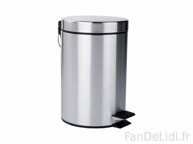 Poubelle de salle de bains en acier inoxydable , le prix 6.99 € 
- Seau intérieur ...