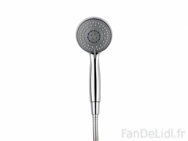 Douchette multifonction et flexible , le prix 6.99 € 
- Picots anti-calcaires ...