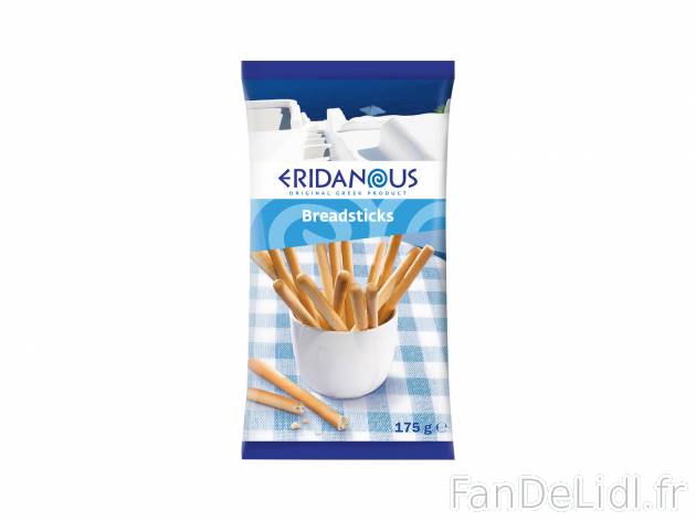 Gressins1 , le prix 1.39 €  
-  Au choix : nature ou ail ou sésame ou fromage
