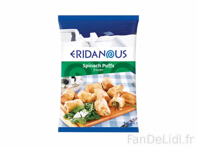 Feuilletés aux épinards1 , le prix 2.99 €