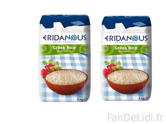 Riz Carolina à grain moyen1 , le prix 2.39 € 
- 2 kg
- Les 2 paquets : 4,78 ...