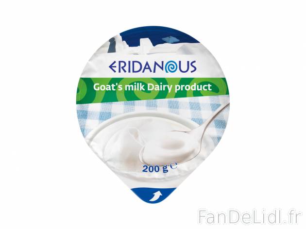 Yaourt au lait de chèvre1 , le prix 0.79 €