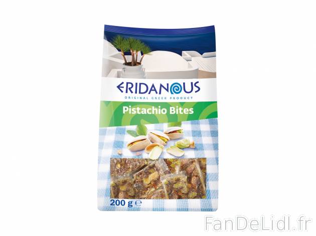 Mini pastelli1 , le prix 1.99 € 
- Au choix : pistache ou amande ou cacahuète ...