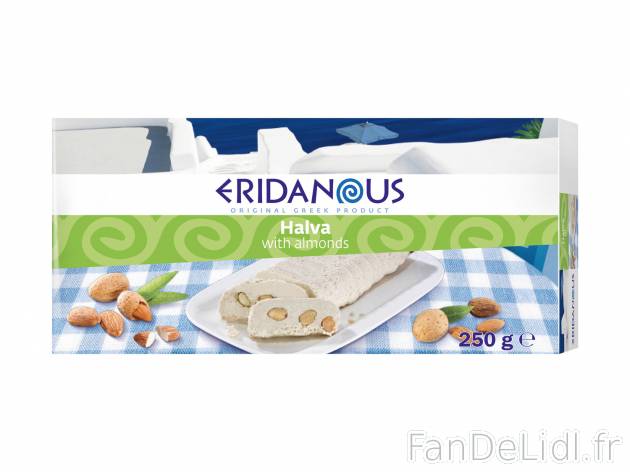 Halva aux amandes1 , le prix 1.49 €