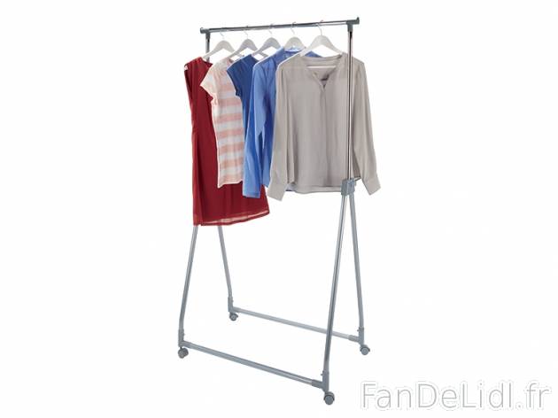 Portant à vêtements rabattable , prezzo 12.99 € per L\&#039;unité 
- Structure ...