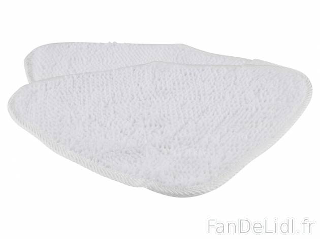 Housses pour balai vapeur , le prix 7.99 € 
- Microfibre
- Lot de 2
- Produit ...