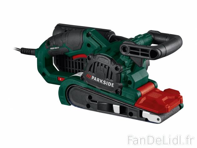 Ponceuse à bande Parkside PBSD 600 A1, le prix 29.99 € 
- 600 W
- Vitesse de ...