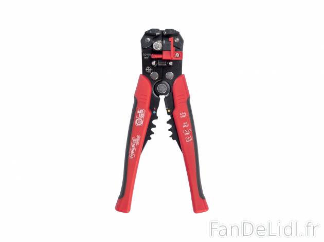 Pince à sertir avec accessoires , le prix 12.99 € 
- Pour couper, dénuder et ...