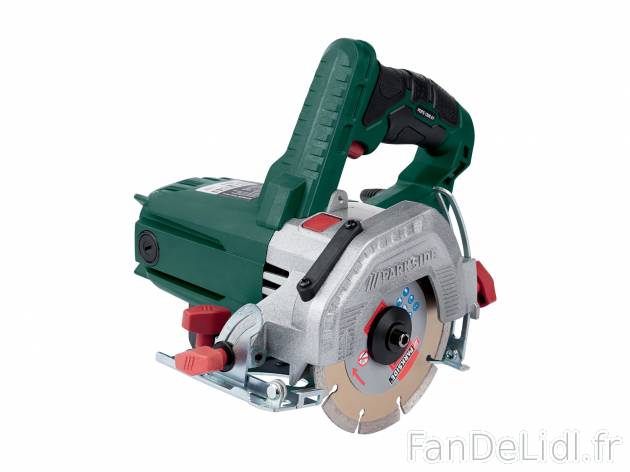 Scie diamant Parkside PDFS 1300 A1, le prix 49.99 € 
- 1 300 W
- Pour la découpe ...