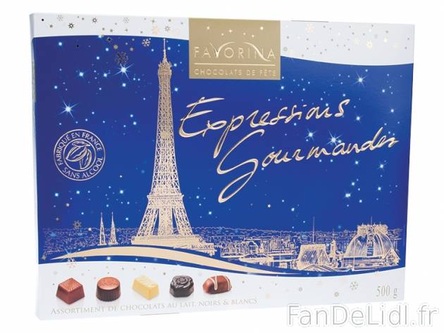 Expressions gourmandes , prezzo 4.79 € per 500 g, 1 kg = 9,58 € EUR. 
- Assortiment ...