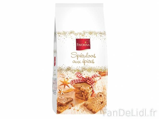 Spéculoos aux épices , prezzo 1.49 € per 600 g, 1 kg = 2,48 € EUR. 
- Sans ...