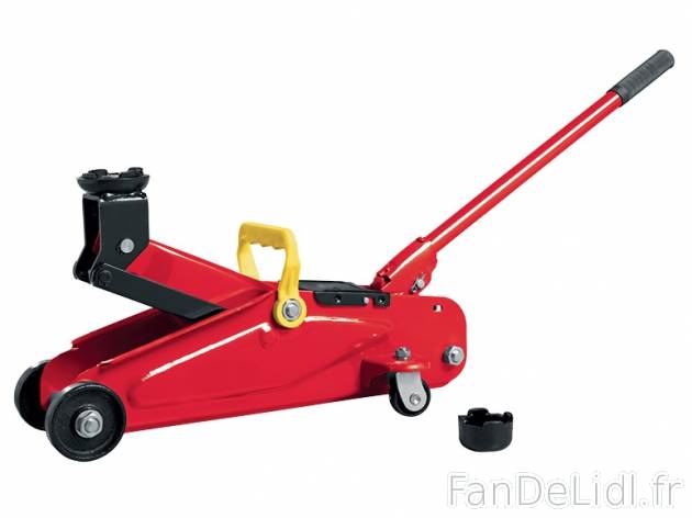 Cric hydraulique à roulettes , prezzo 22.99 € per L&apos;unité 
- Hauteur ...
