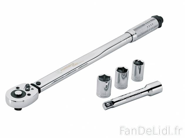 Clé dynamométrique , prezzo 17.99 € per L&apos;unité 
- Couple de serrage ...