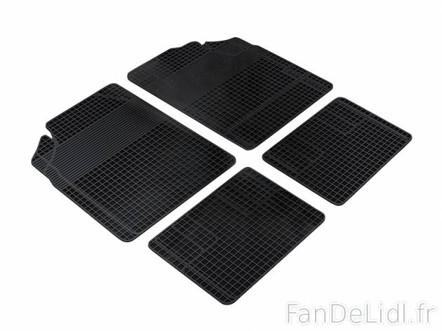 Tapis de voiture , prezzo 12.99 € per Le set 
- Ex. caoutchouc 
- 4 pièces ...