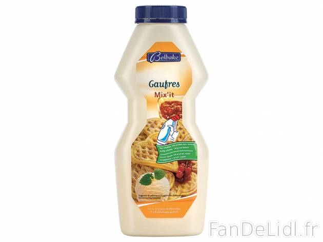 Préparation pour gaufre , prezzo 0.99 € per 222 g, 1 kg = 4,46 € EUR. 
- En ...