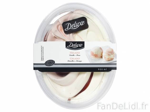 Crème glacée , prezzo 2.59 € per 650 g au choix, 1 kg = 3,98 € EUR. 
- Au ...
