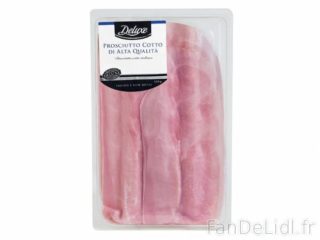 Jambon italien Cotto Di Alta Qualita , prezzo 2.19 € per 120 g, 1 kg = 18,25 € EUR.