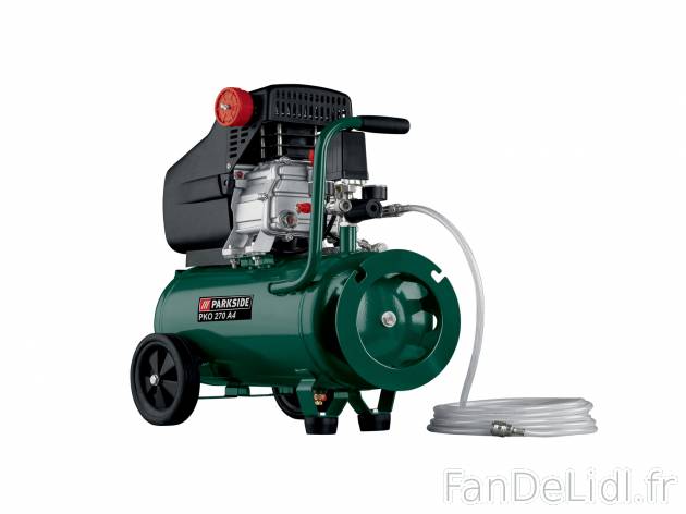Compresseur 24 L Parkside PKO 240 A4 , le prix 84.99 € 
- Env. 1,8 kW (2,45 CV)
- ...